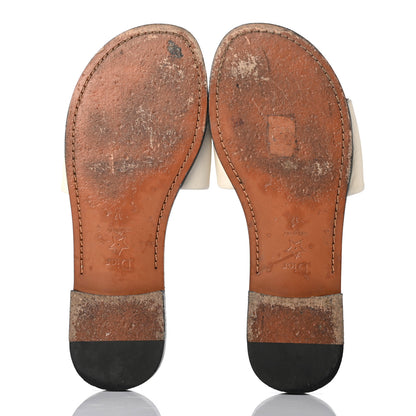 Christian Dior Calfskin Dio(r)evolution 10mm Slide Sandals 37 Off White 5 of 9