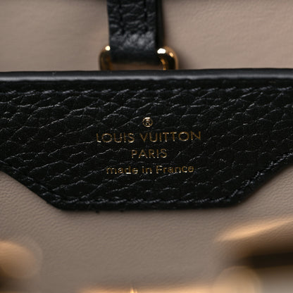 Louis Vuitton Taurillon Kintsugi Capucines MM Black 6 of 8