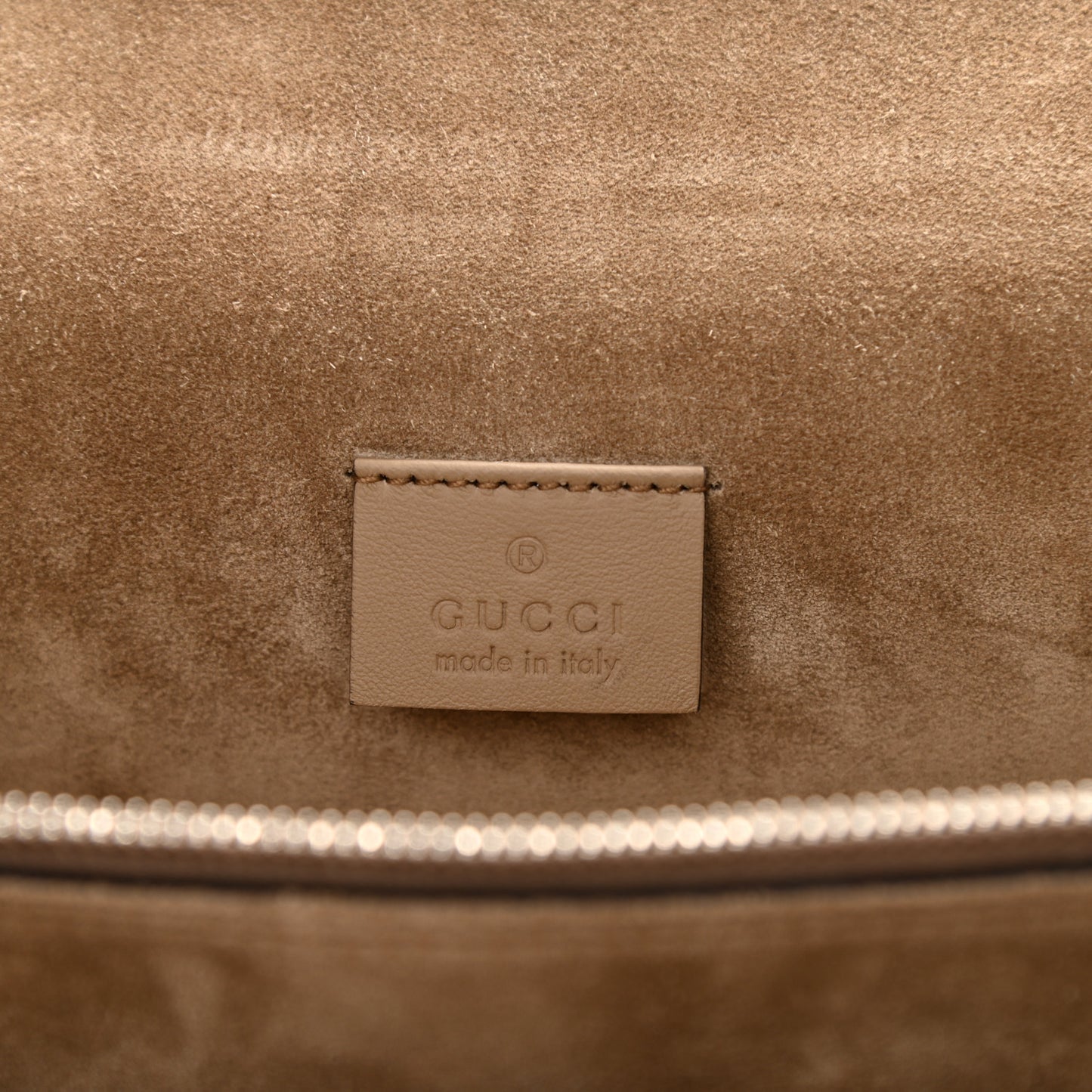GG Supreme Monogram Medium Dionysus Shoulder Bag Taupe