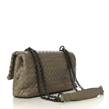 Bottega Veneta Nappa Intrecciato Baby Olimpia Shoulder Bag Mink 2 of 13