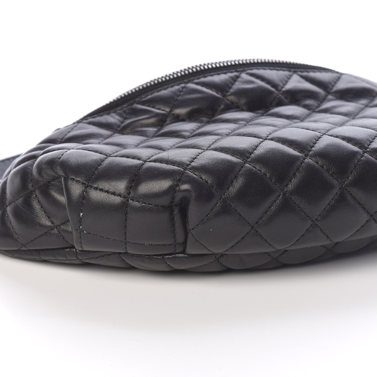 Chanel Calfskin Quilted Belt Me Up Waist Bag Black 5 of 10