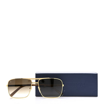 Louis Vuitton Metal Attitude Sunglasses Z0259U Gold 7 of 7