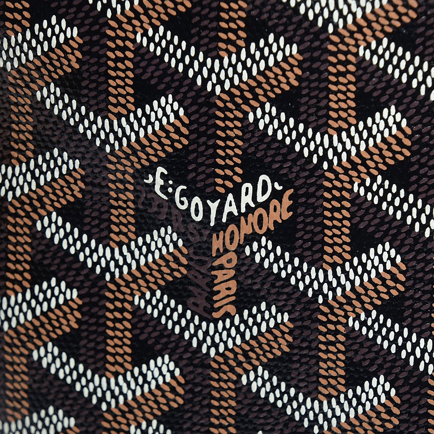Goyardine Grenadines Hobo Black