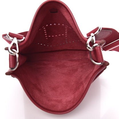 Hermes Taurillon Clemence Evelyne III PM Rubis 5 of 10