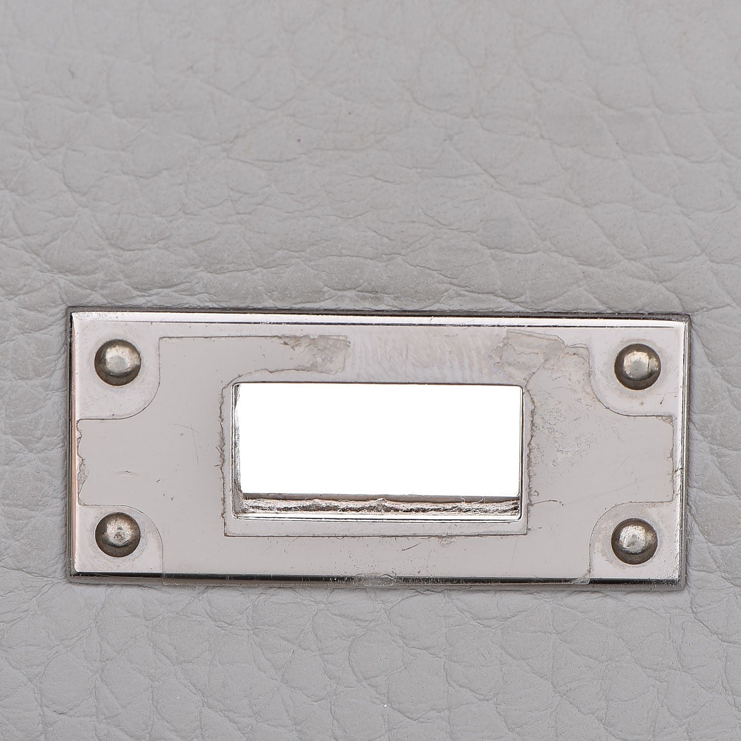 Hermes Taurillon Clemence Kelly Retourne 35 Gris Perle 13 of 29