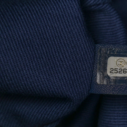 Chanel Canvas Large Deauville Backpack Blue 7 of 12