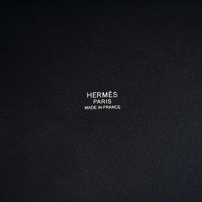 Hermes Toile Goeland Swift Cargo Picotin Lock 18 Bleu Marine 6 of 9