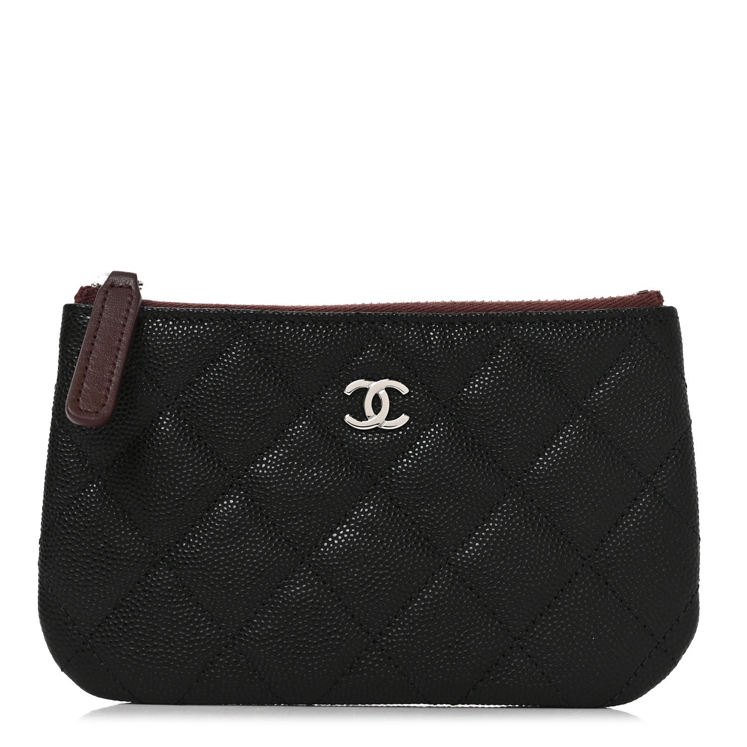 Chanel Caviar Quilted Small Cosmetic Case Black 1 of 8