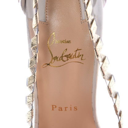 Christian Louboutin PVC Specchio Tissu Kyoto Fictoire 150 Platform Pumps 40 Multicolor 8 of 9