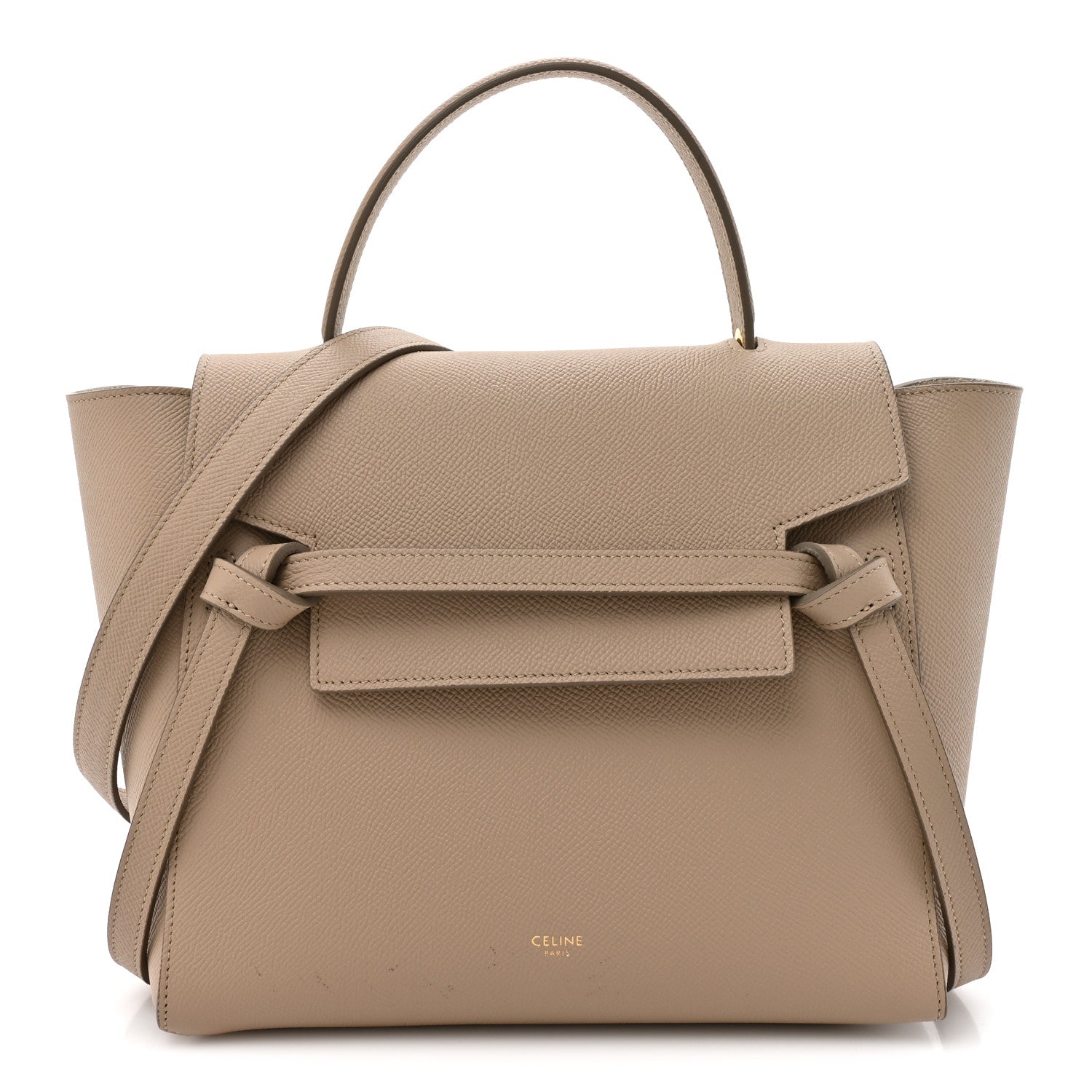 Celine Grained Calfskin Micro Belt Bag Light Taupe 1 of 13