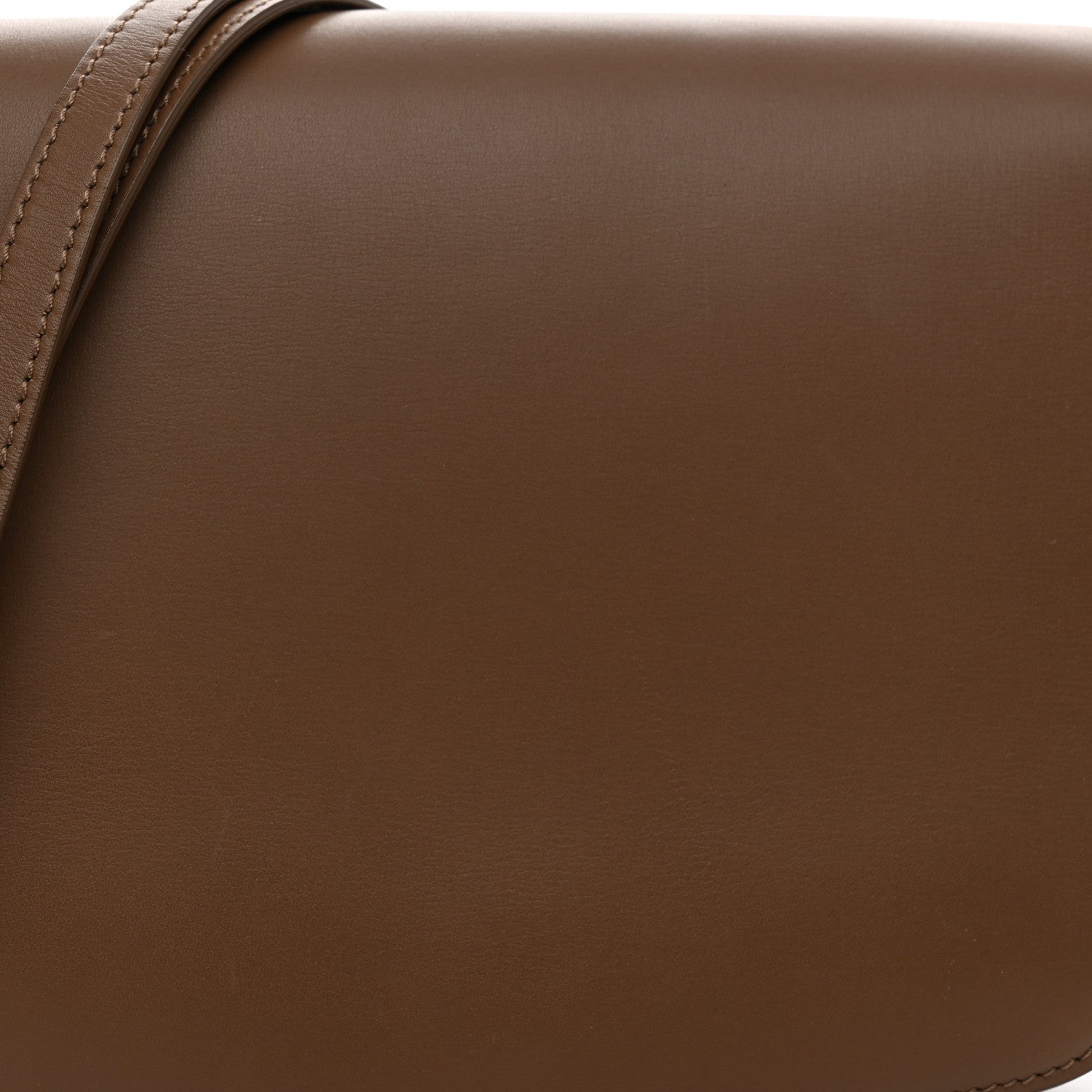The Row Calfskin Large Julien Shoulder Bag Dark Taupe 8 of 12