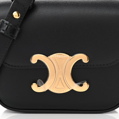 Celine Shiny Calfskin Mini Triomphe Black 8 of 12