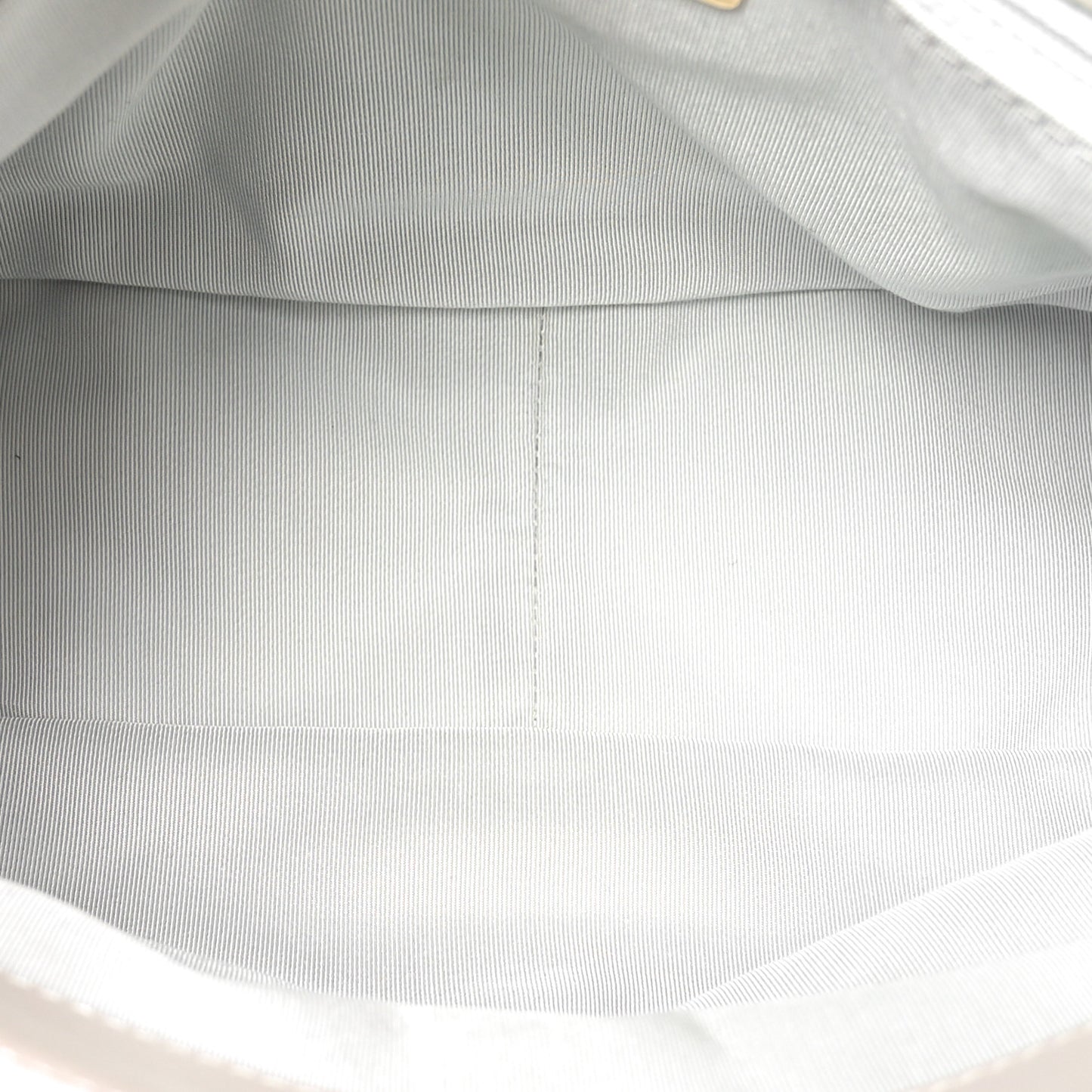 Iridescent Calfskin Quilted Large Chanel 19 Flap White