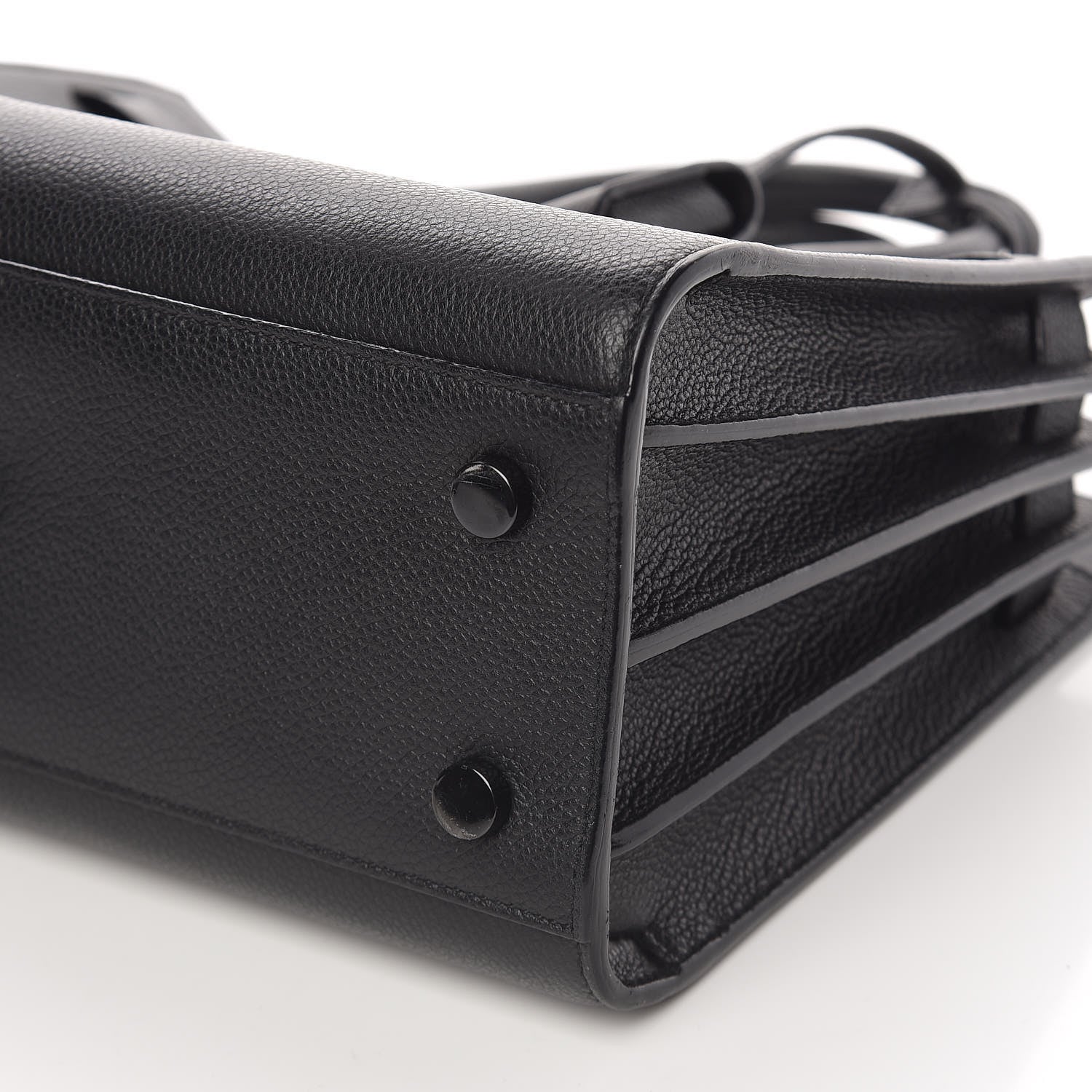 Saint Laurent Grained Calfskin Baby Sac De Jour Black 8 of 9