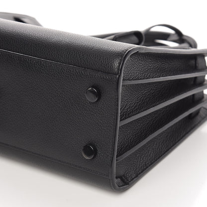 Saint Laurent Grained Calfskin Baby Sac De Jour Black 8 of 9