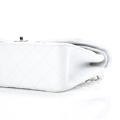 Chanel Caviar Quilted Jumbo Double Flap White 6 of 17