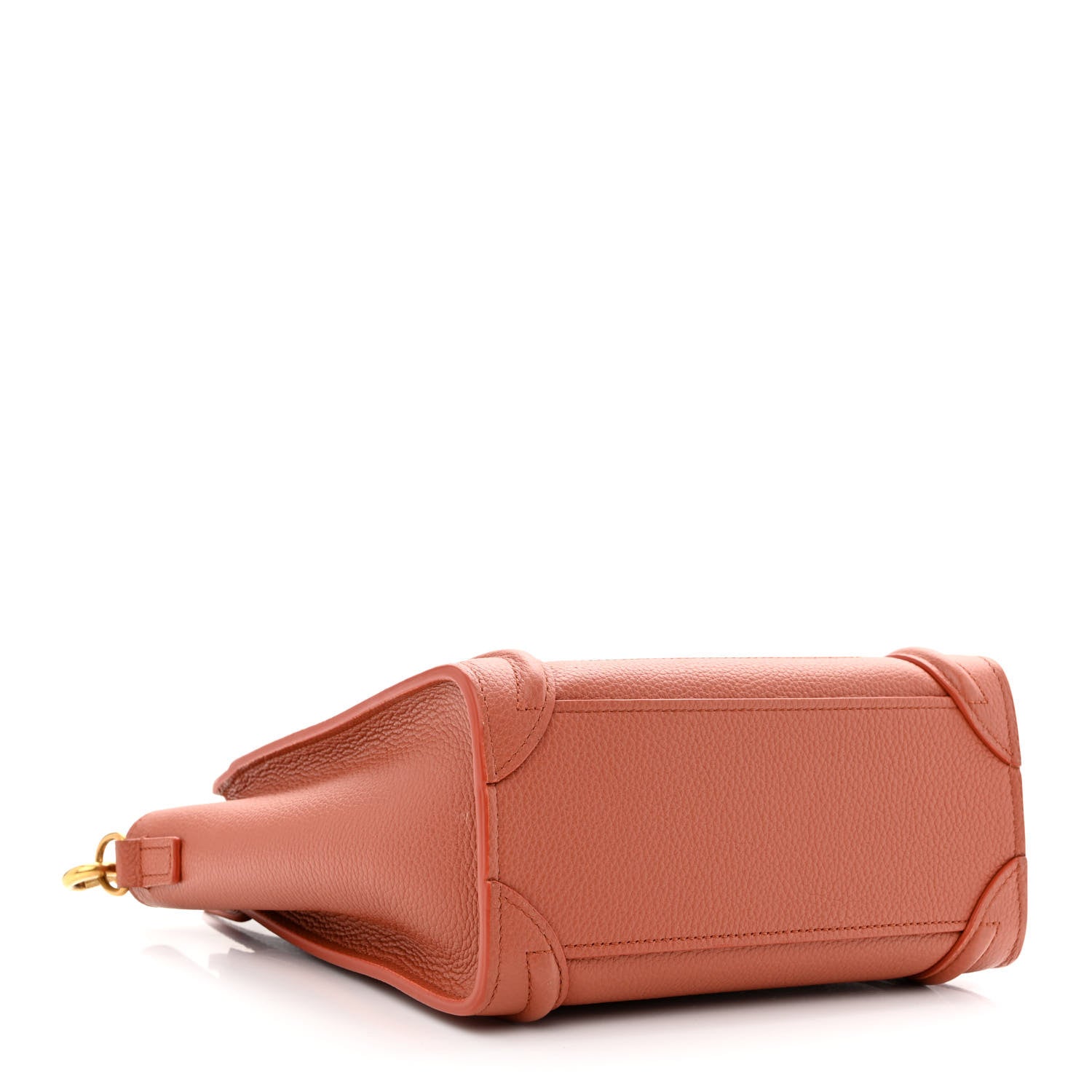 Celine Drummed Calfskin Nano Luggage Lychee 4 of 12