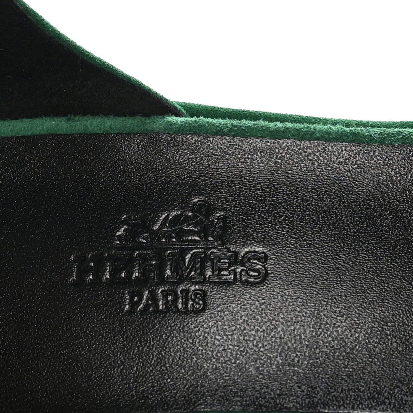 Suede Goatskin Hilda 80 Sandals 37.5 Vert Electrique