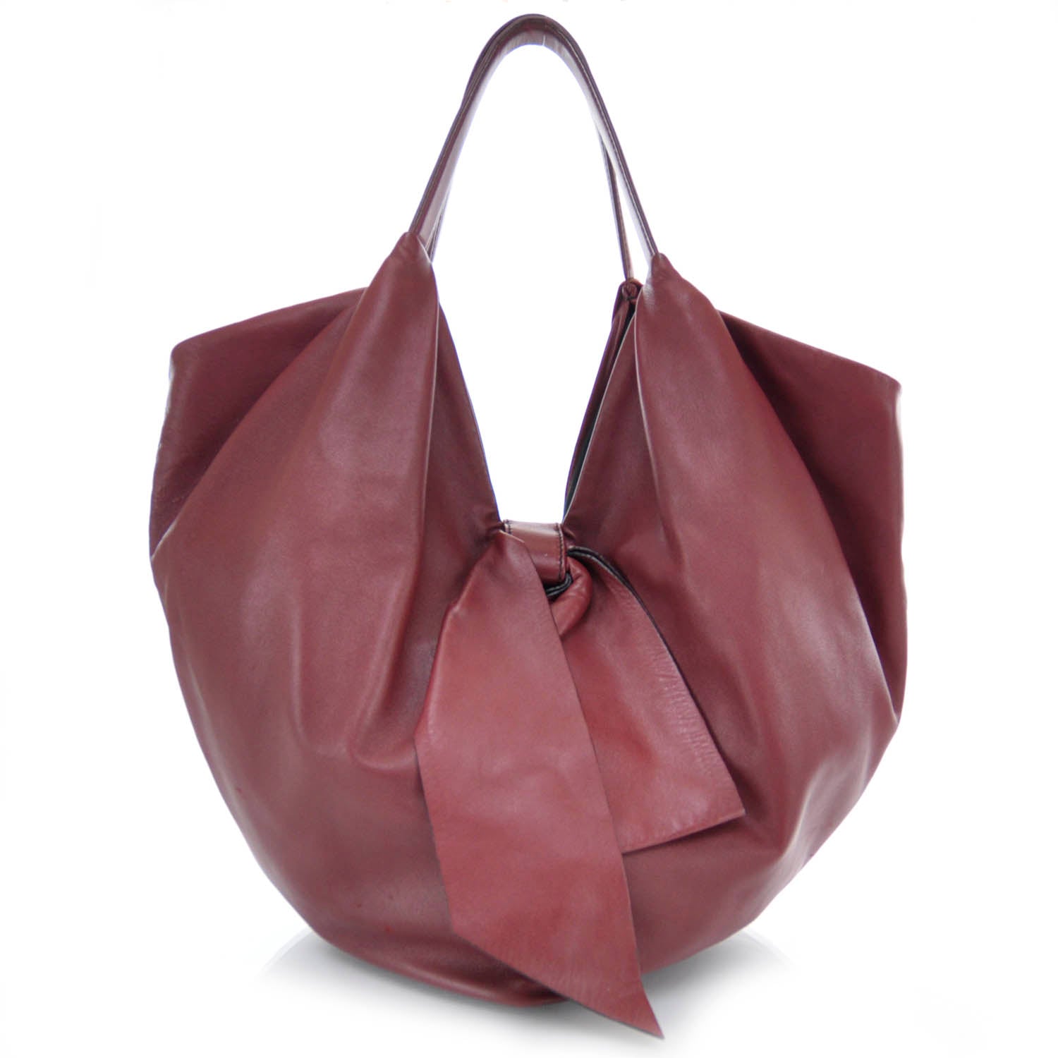 Valentino Garavani Nappa 360 Bow Hobo Red 3 of 8