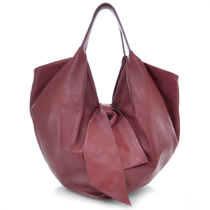 Valentino Garavani Nappa 360 Bow Hobo Red 3 of 8