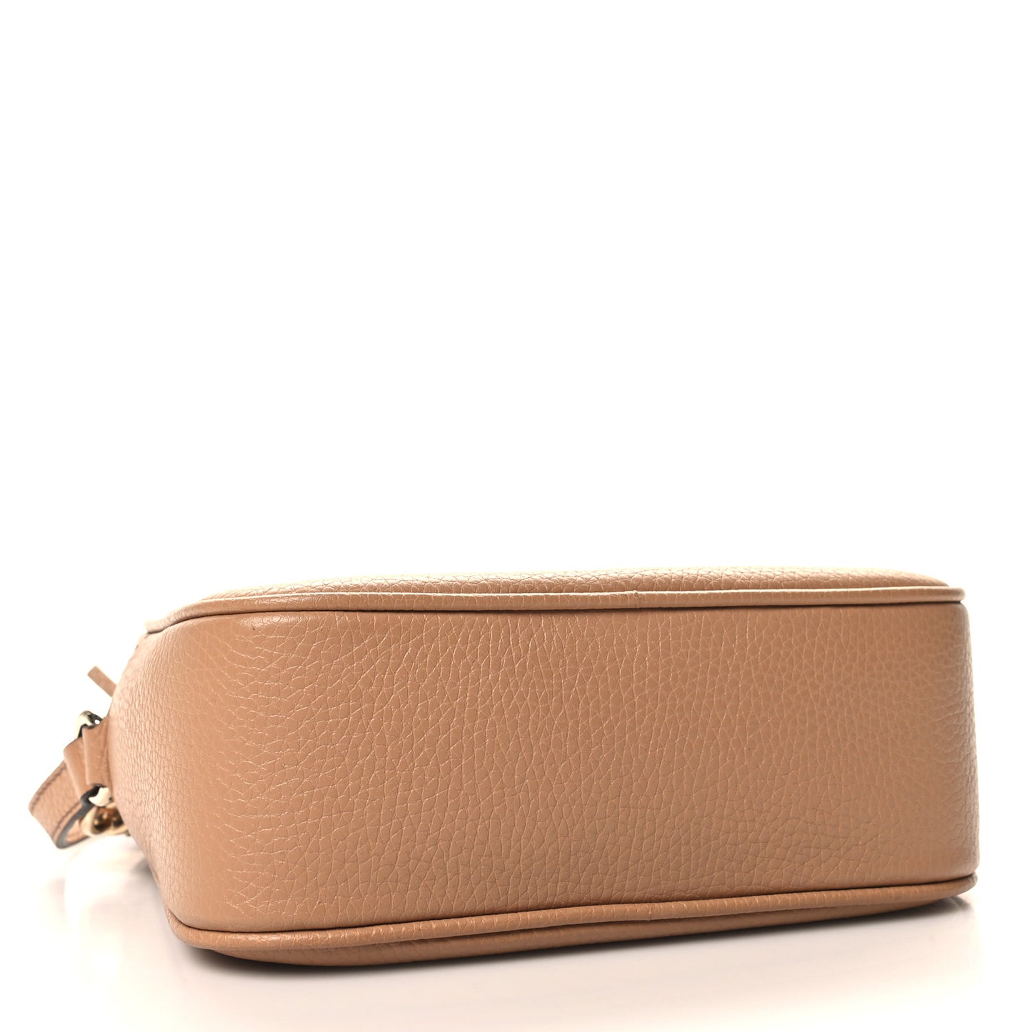 Pebbled Calfskin Small Soho Disco Bag Camelia