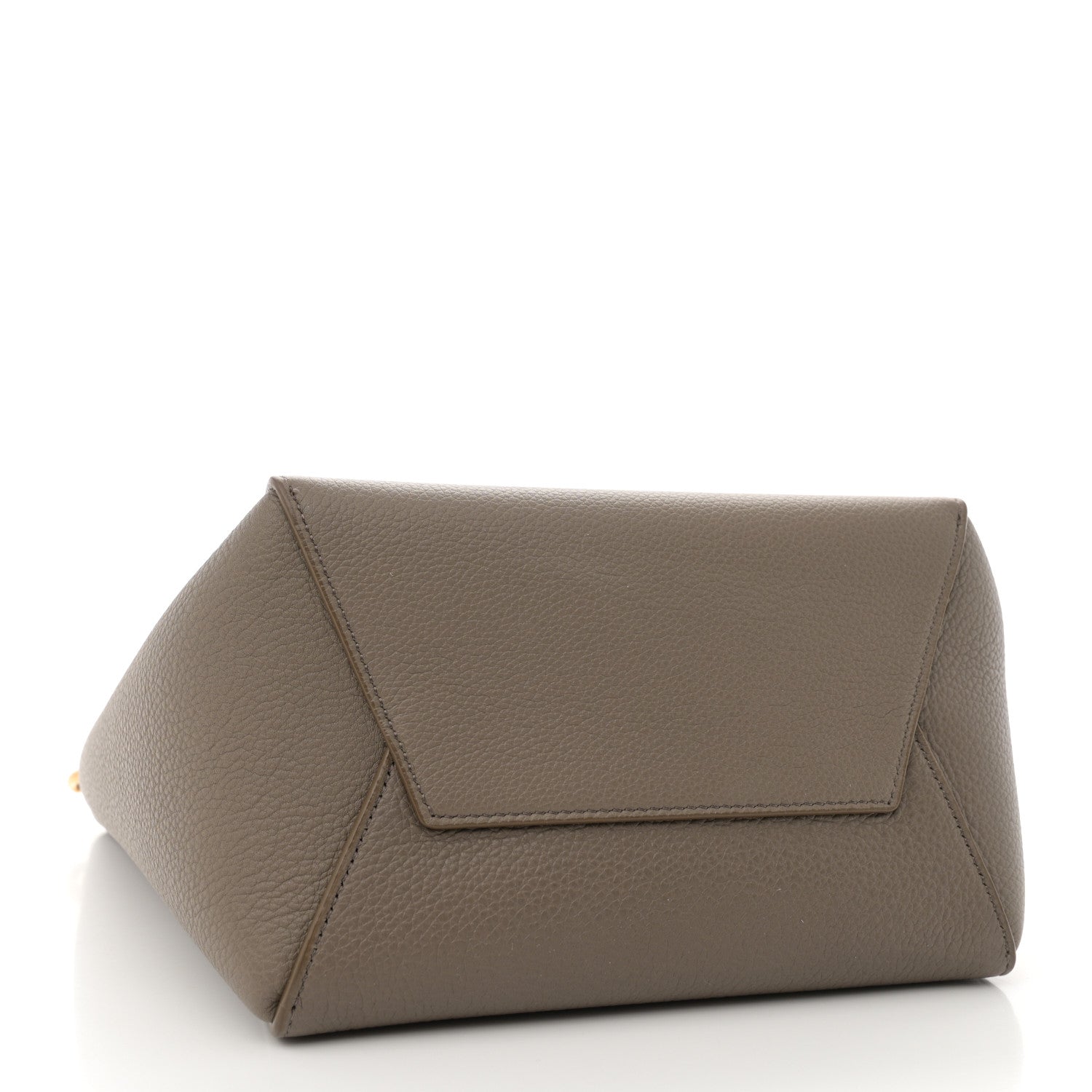 Celine Soft Grained Calfskin Small Sangle Bucket Bag Taupe 4 of 9