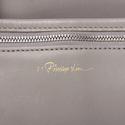 3.1 Phillip Lim Smooth Calfskin Small Soleil Bucket Bag Cement 6 of 8