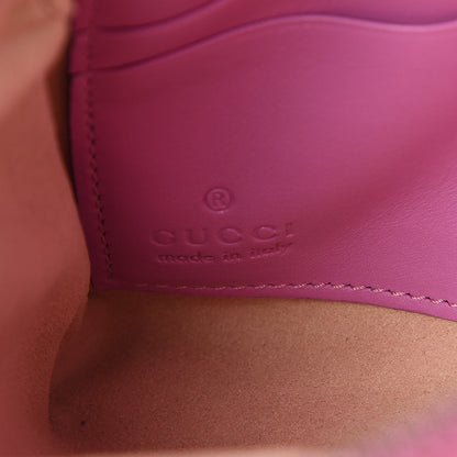 Gucci Calfskin Matelasse Mini GG Marmont Chain Bag Candy Mousse 6 of 11