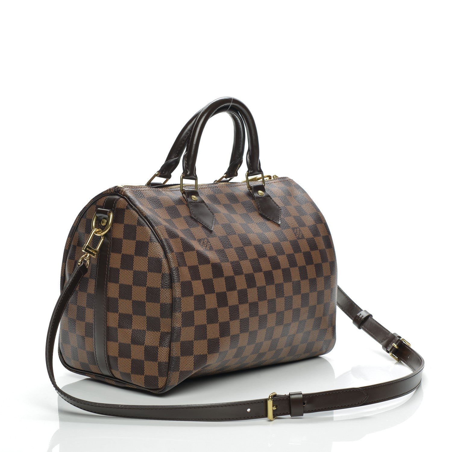 Louis Vuitton Damier Ebene Speedy Bandouliere 30 3 of 7