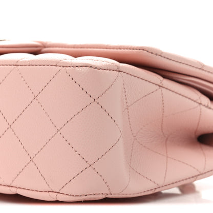 Chanel Caviar Quilted Medium Double Flap Light Pink 9 of 10