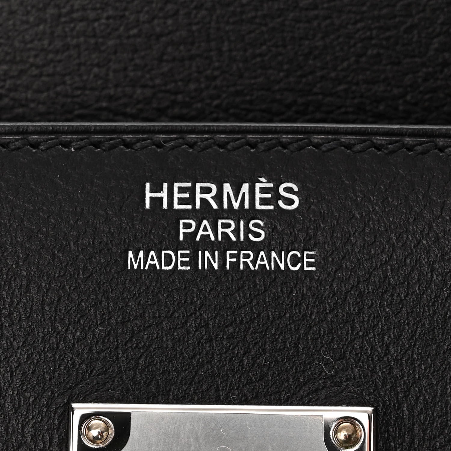 Hermes Veau Volupto Rock HAC Birkin 40 Black 7 of 12