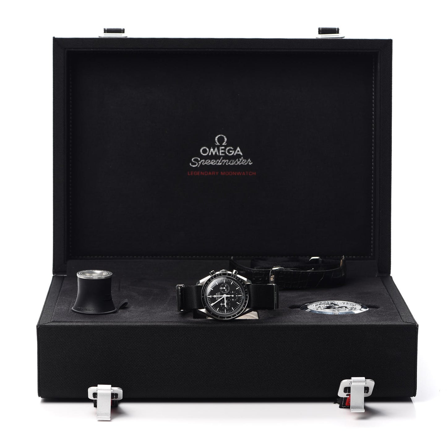 Stainless Steel Nylon 42mm Speedmaster Moonwatch Professional Chronograph Automatic Watch Black 311.33.42.30.01.001