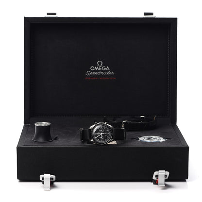 Omega Stainless Steel Nylon 42mm Speedmaster Moonwatch Professional Chronograph Automatic Watch Black 311.33.42.30.01.001 8 of 8