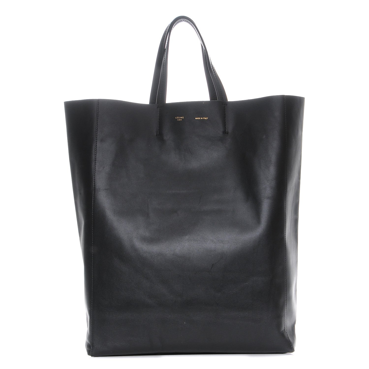 Celine Smooth Lambskin Vertical Cabas Black 1 of 8