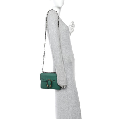 Gucci Calfskin Mini Dionysus Shoulder Bag Emerald 2 of 12
