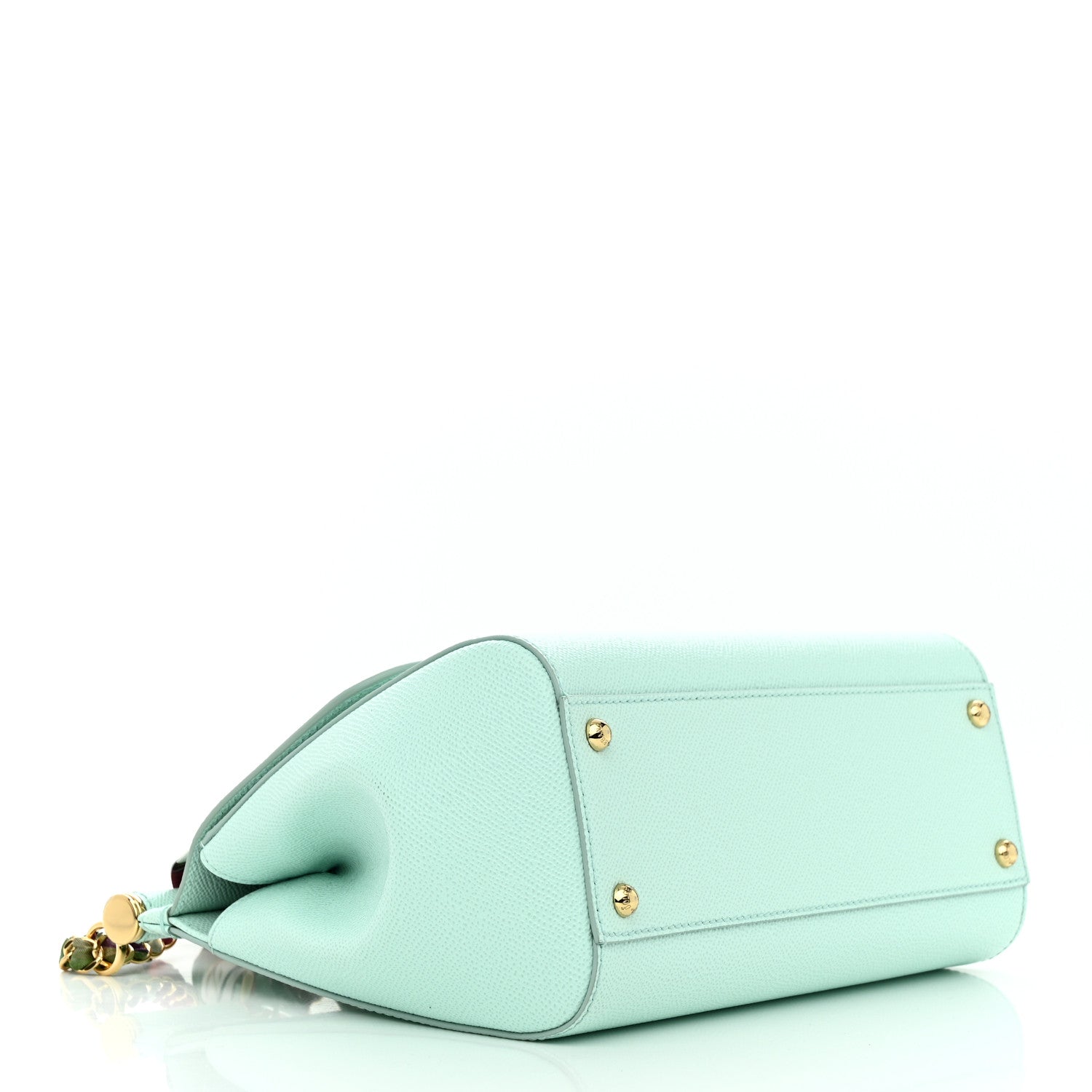 Dolce & Gabbana Dauphine Miss Sicily Satchel With Scarf Azure 4 of 10
