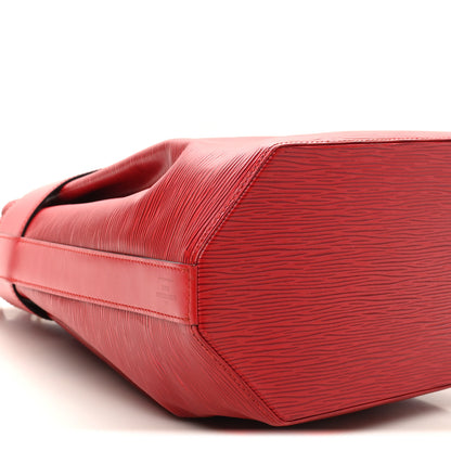 Louis Vuitton Epi Sac D'epaule GM Castillan Red 9 of 10