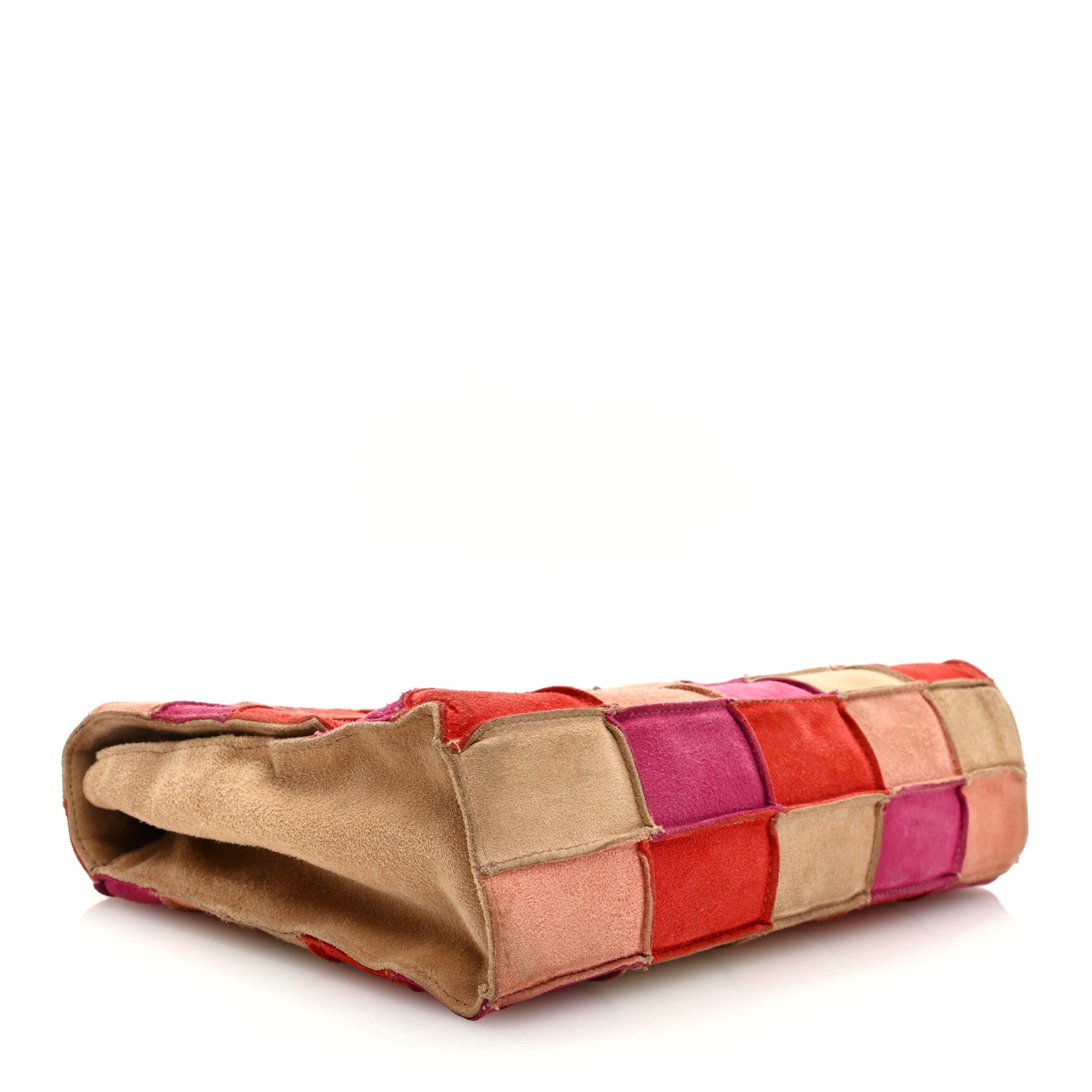 Chanel Suede Patchwork Medium Mademoiselle Flap Multicolor 4 of 11