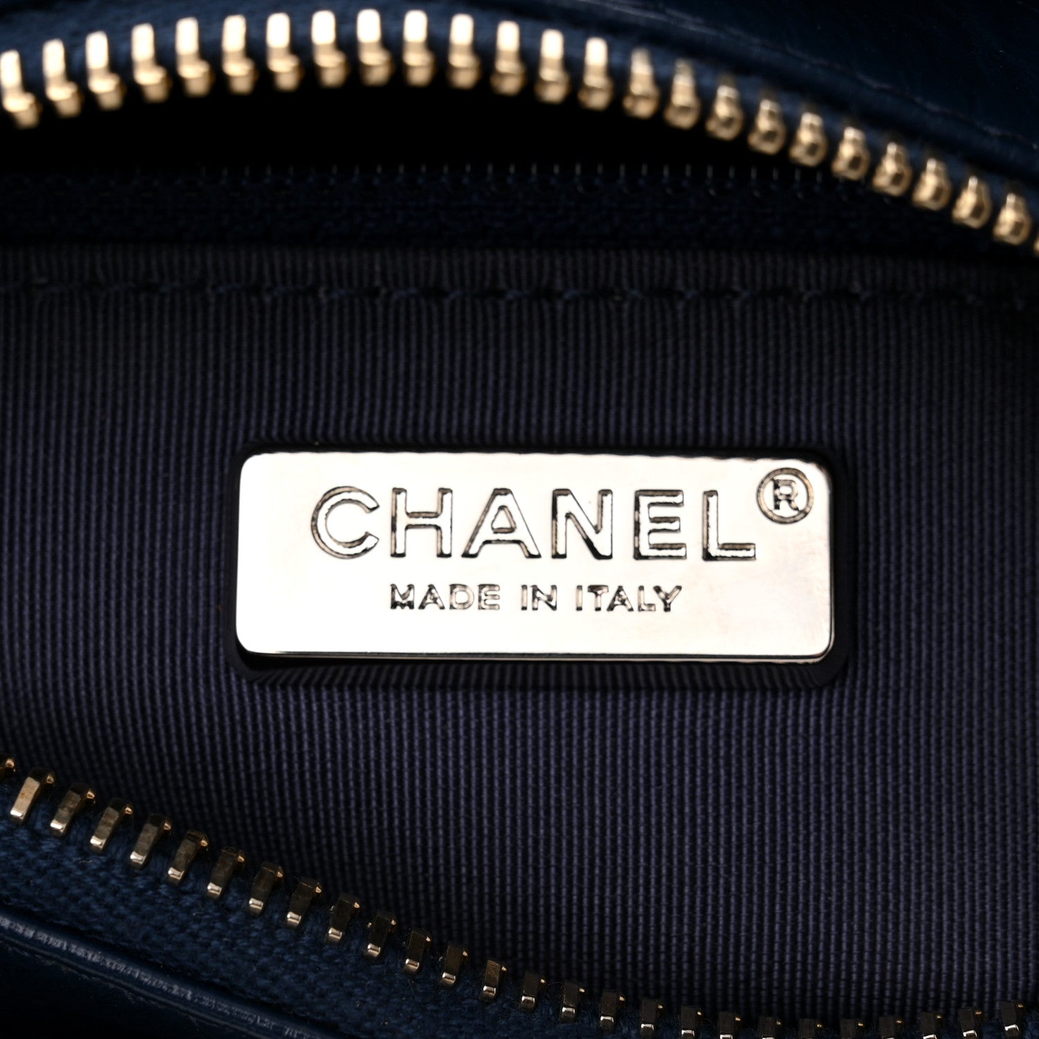 Chanel Sequin Calfskin Small Gabrielle Hobo Navy Red 6 of 11