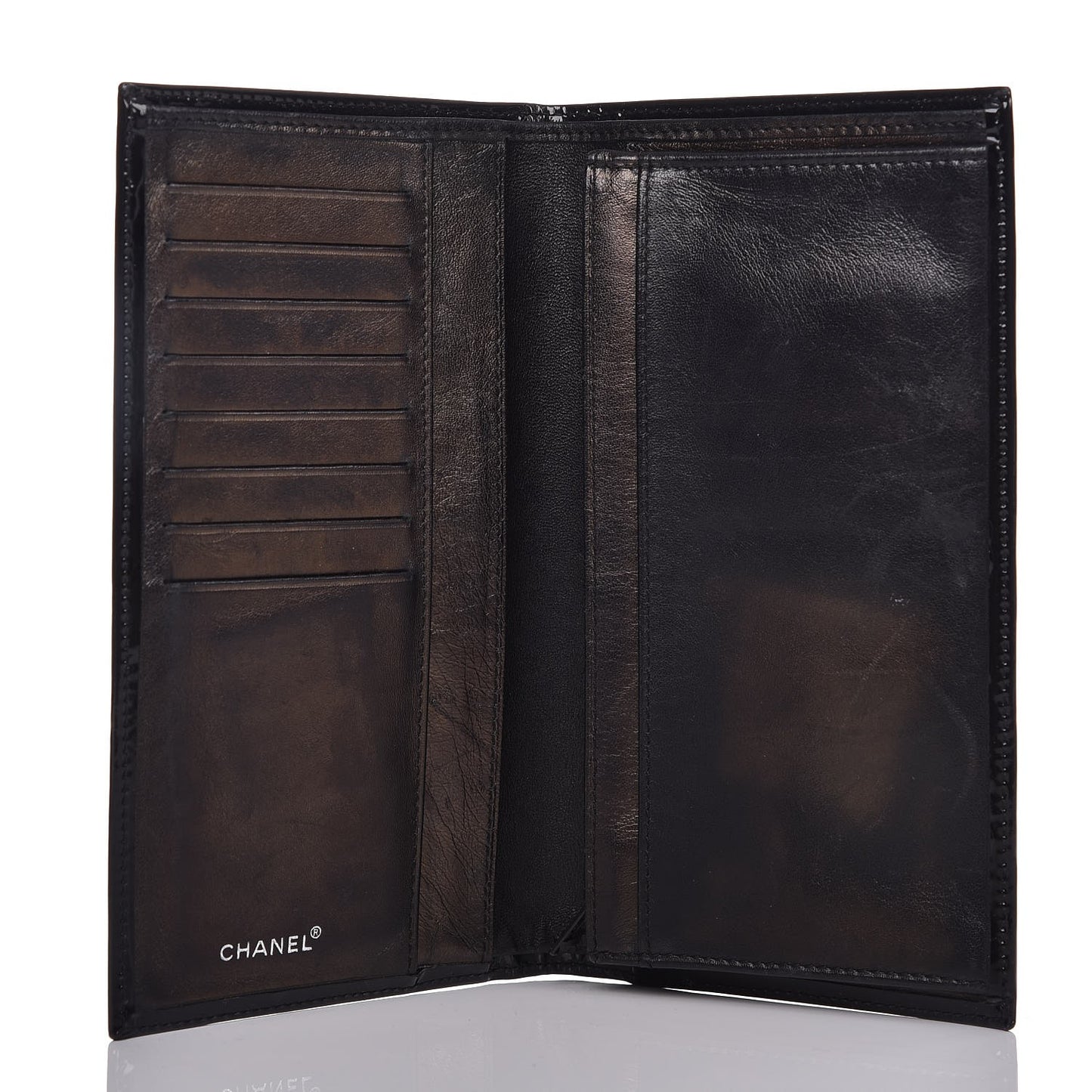 Patent CC Yen Wallet Black