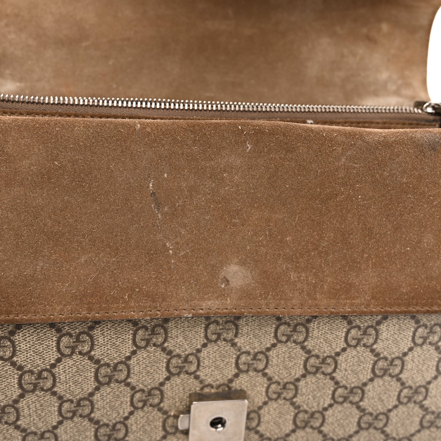 GG Supreme Monogram Small Dionysus Shoulder Bag Taupe