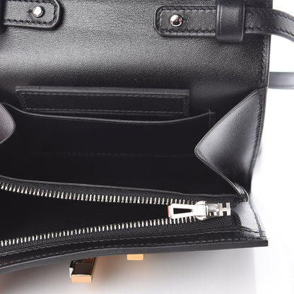Hermes Villandry Calfskin Mini Cinhetic Wallet Black 5 of 10