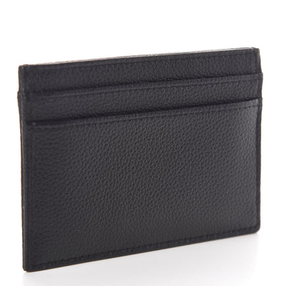 Chanel Grained Calfskin CC Card Holder Black 3 of 8
