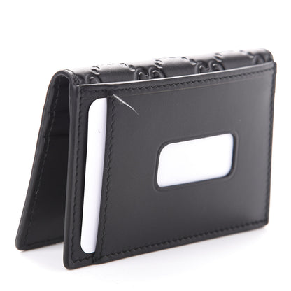 Gucci Guccissima Bow Train Pass Case Black 3 of 6