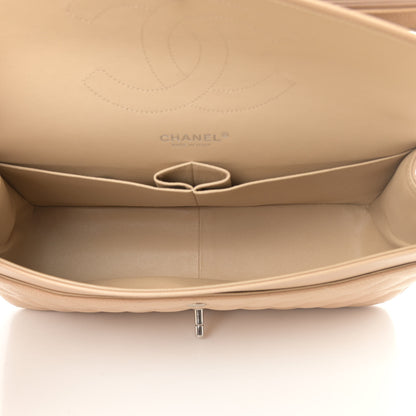 Chanel Caviar Quilted Jumbo Double Flap Beige Clair 5 of 11