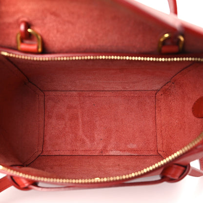 Celine Grained Calfskin Nano Belt Bag Coquelicot 5 of 12