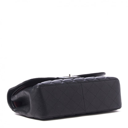 Chanel Caviar Quilted Jumbo Double Flap Black 4 of 10