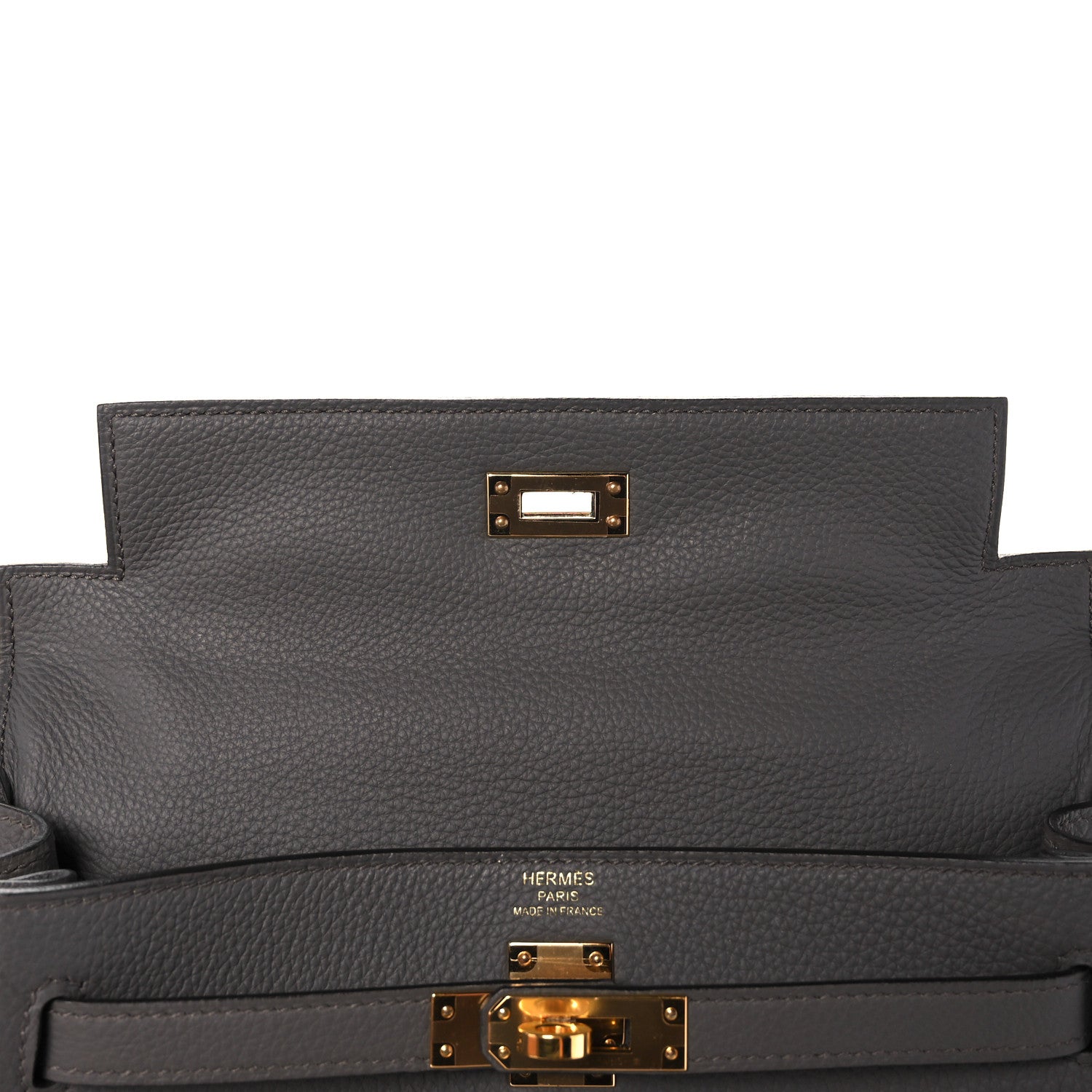 Hermes Togo Kelly Retourne 25 Etain 17 of 34