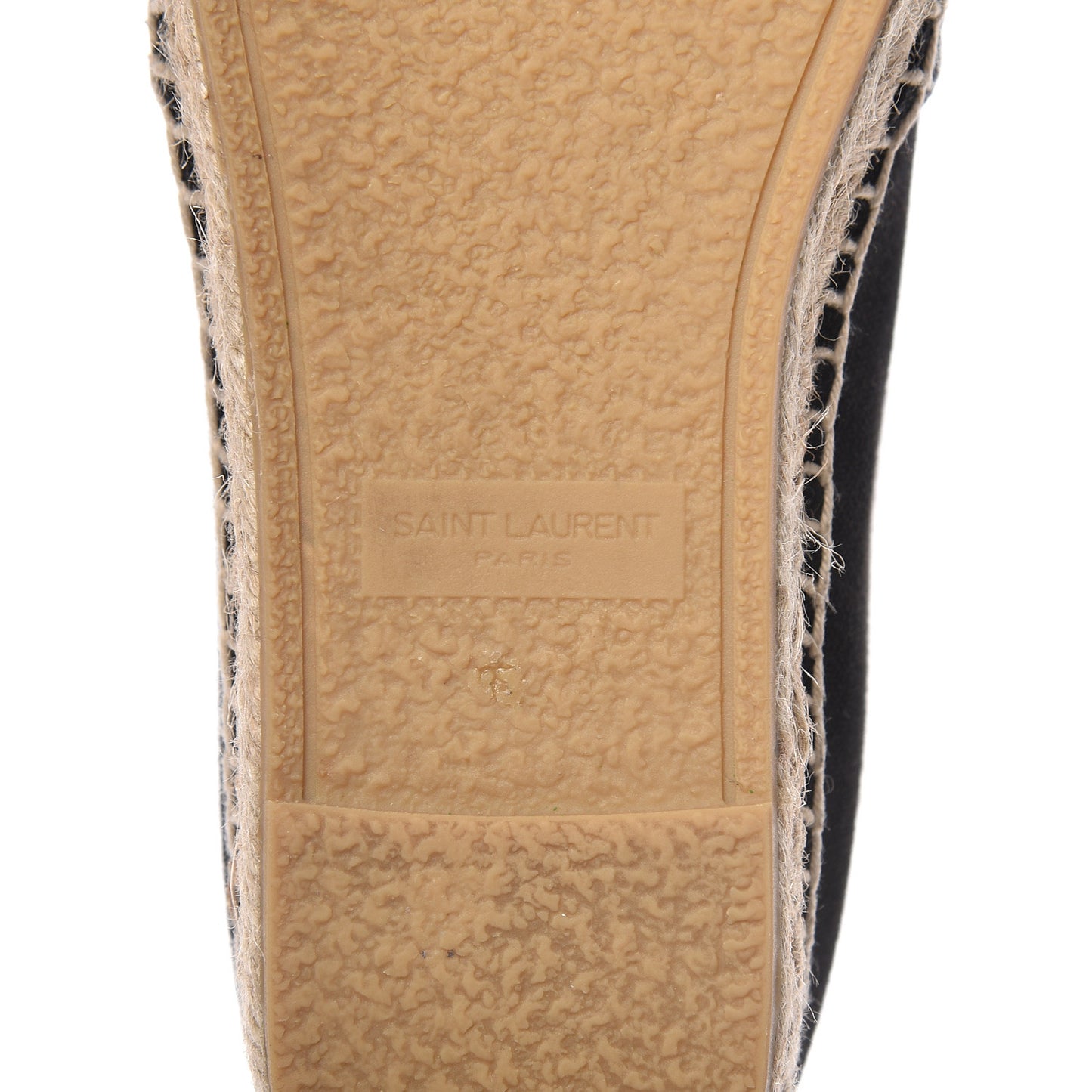 Canvas Nappa Elba Light Logo Embroidered Espadrilles 35.5 Black