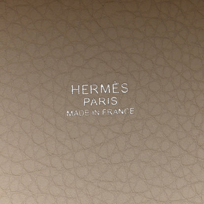 Hermes Taurillon Clemence Picotin Lock 22 MM Beton 6 of 12